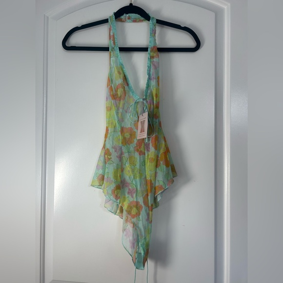 Savage X Fenty Free Spirt Flower Power Teddy lingerie size Small NWT sexy chic - Picture 5 of 11